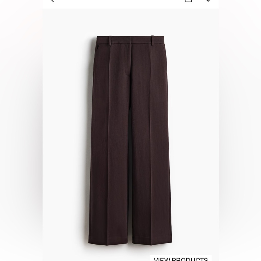 Dark brown dress pant